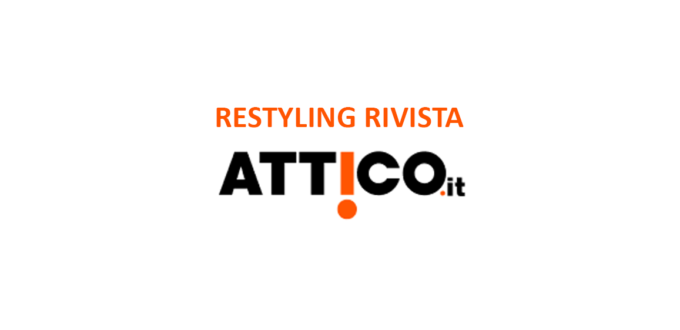 Copertina studio rebranding rivista Attico.it