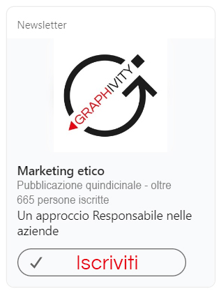 Iscriviti alla newsletter dedicata all'etica del marketing